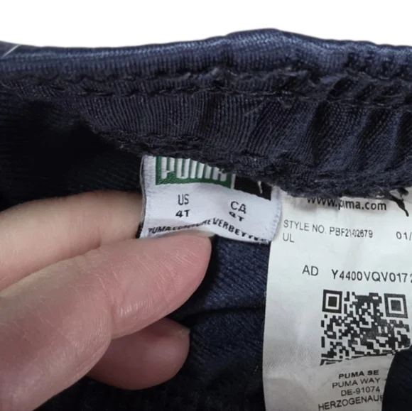 🐅 Puma Kids Blue Track Set Sz 4t - Picture 6 of 6